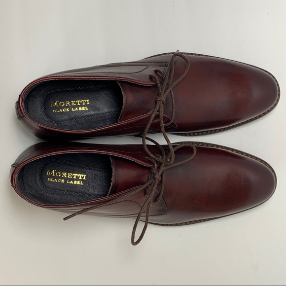 Moretti burgundy chukka boots Clearance